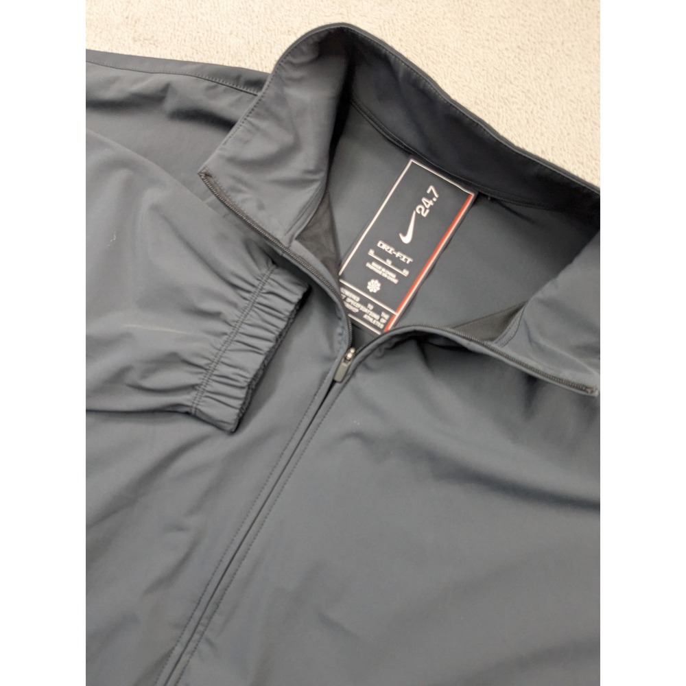 Nike Dri Fit 247 Womens XL Oversized Fit Grey Jacket Lightweight Perfect Stretch